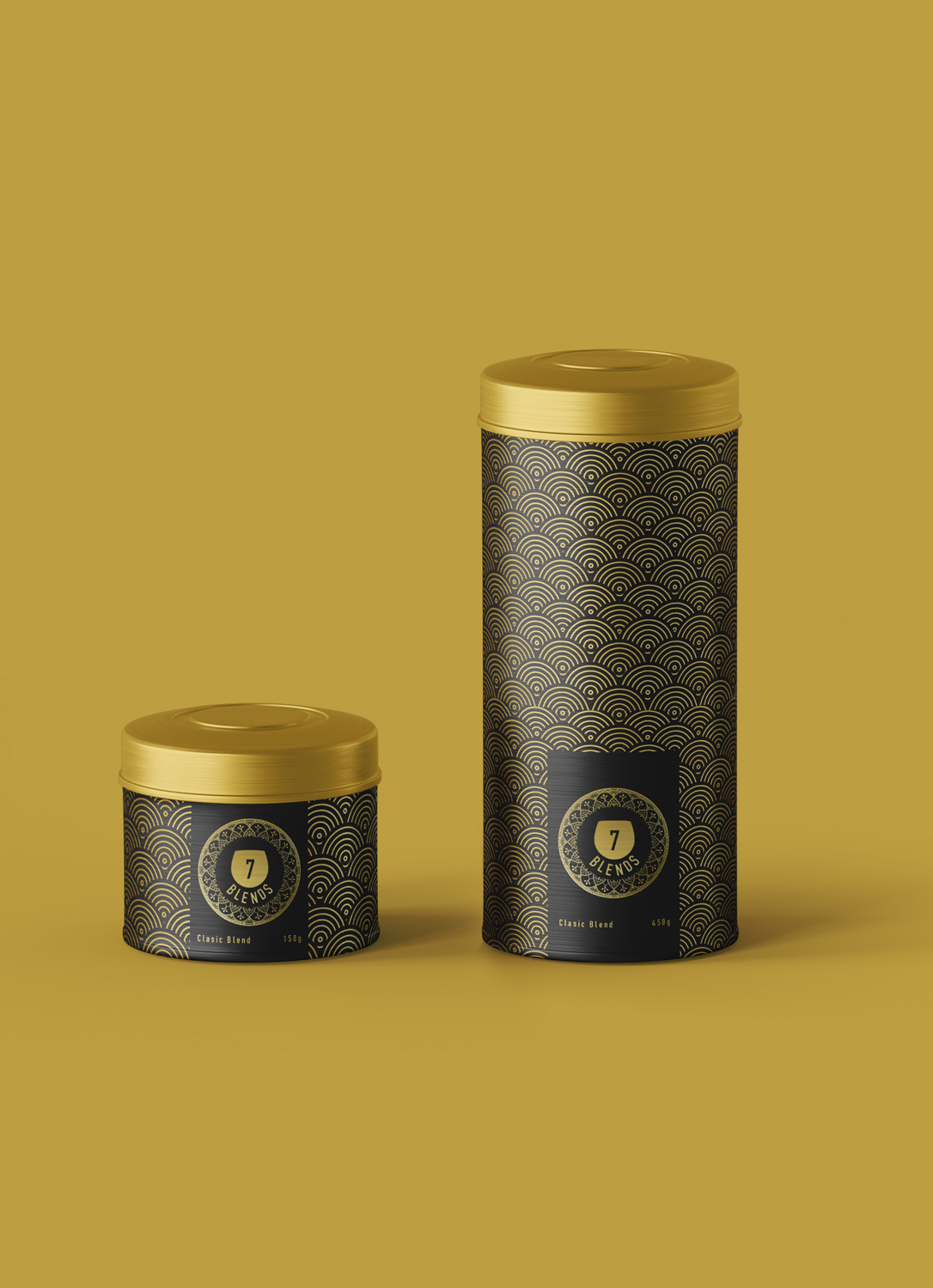 7 Blends Tea Branding Packaging Project | No Colour Studio